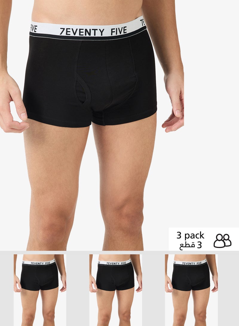 Seventy Five Basics Pack of 3 Boxer Briefs - Image 1